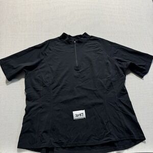 Coolibar Freestyle Rash Guard Mens Sz XXL Black Pre-owned